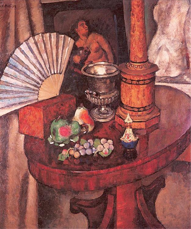 Mashkov, Ilya Still-Life with a Fan